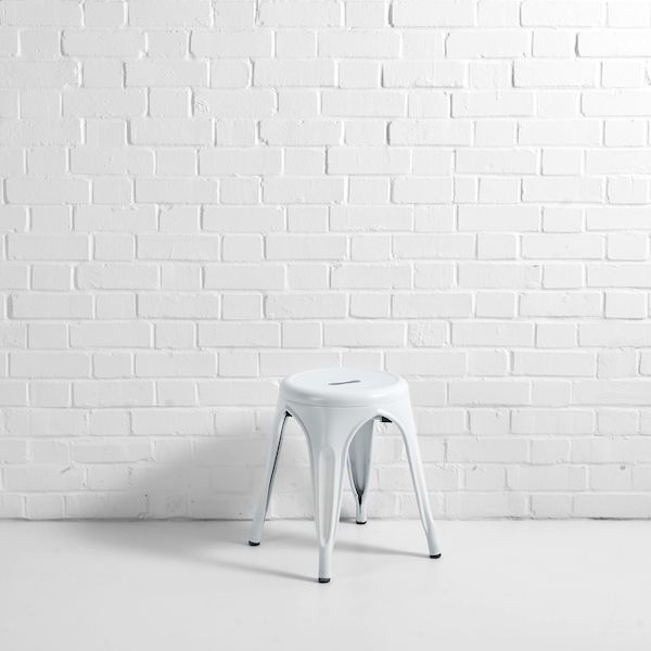 Low Metal Stool Hire