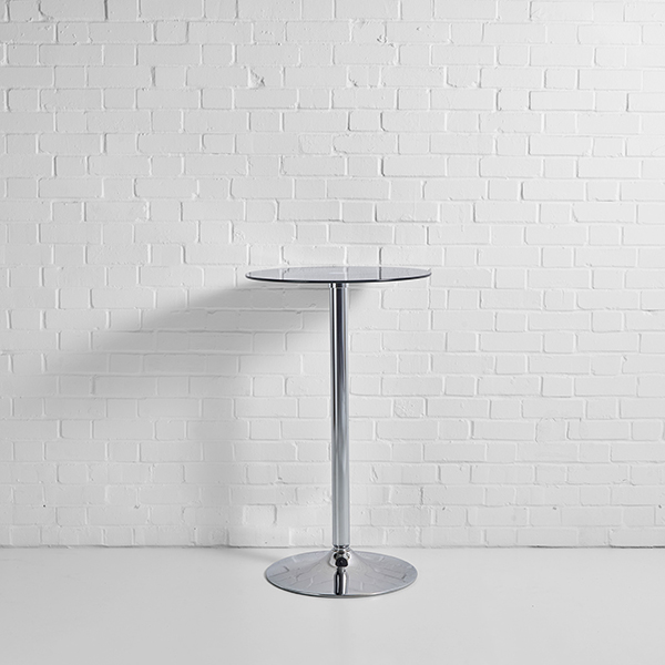 Black Glass Table Hire