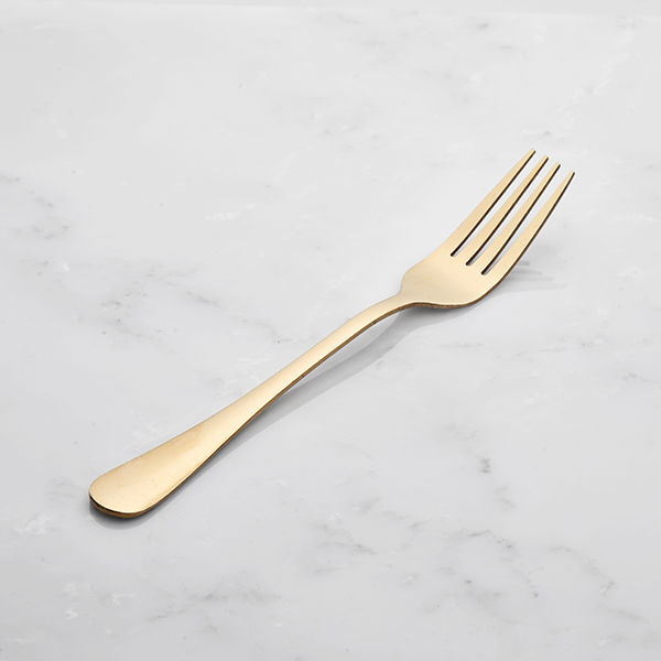 Gold Table Fork Hire
